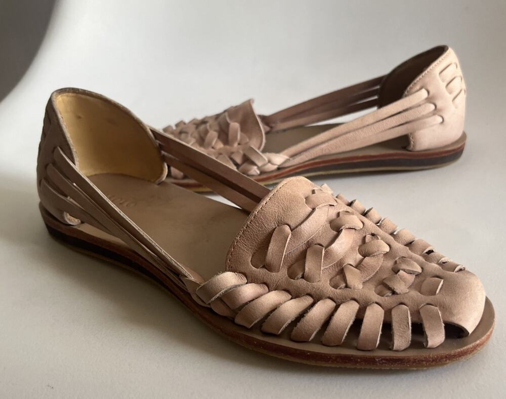 Nisolo Huarache Sandal 2.0 Womens 6.5 Woven Leather Anthropologie Peru $138